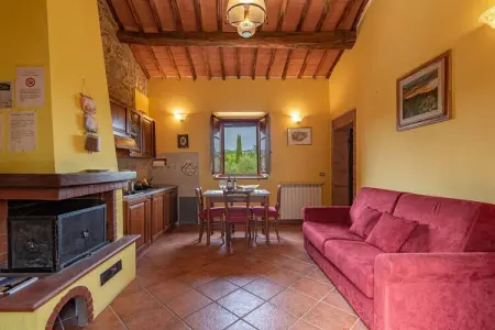 Villa Le Trappoline, maison 10 pers. vue château Brolio : photo 3