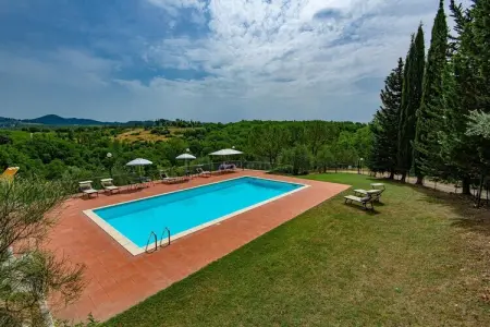 Villa Le Trappoline, maison 10 pers. vue château Brolio : photo 9