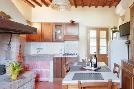 Villa Le Trappoline, maison 10 pers. vue château Brolio : photo 12