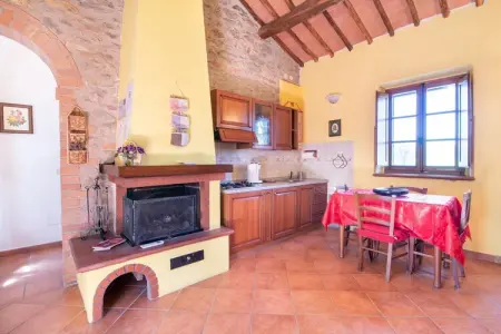 Villa Le Trappoline, maison 10 pers. vue château Brolio : photo 13