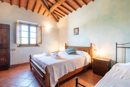 Villa Le Trappoline, maison 10 pers. vue château Brolio : photo 17