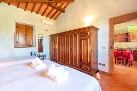 Villa Le Trappoline, maison 10 pers. vue château Brolio : photo 19