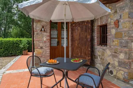 Villa Le Trappoline, maison 10 pers. vue château Brolio : photo 26