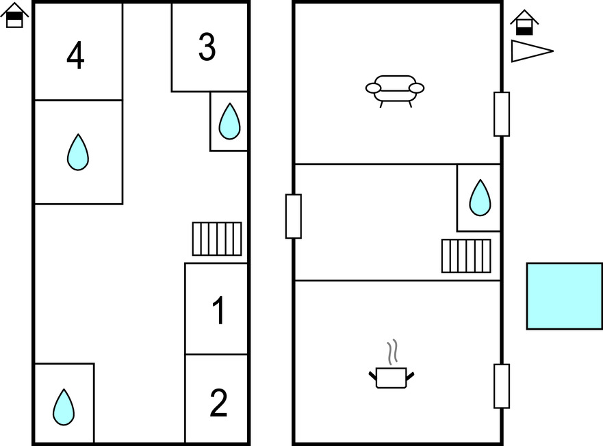 Maison 8 pers. avec piscine privée à La Souterraine - Photo 17