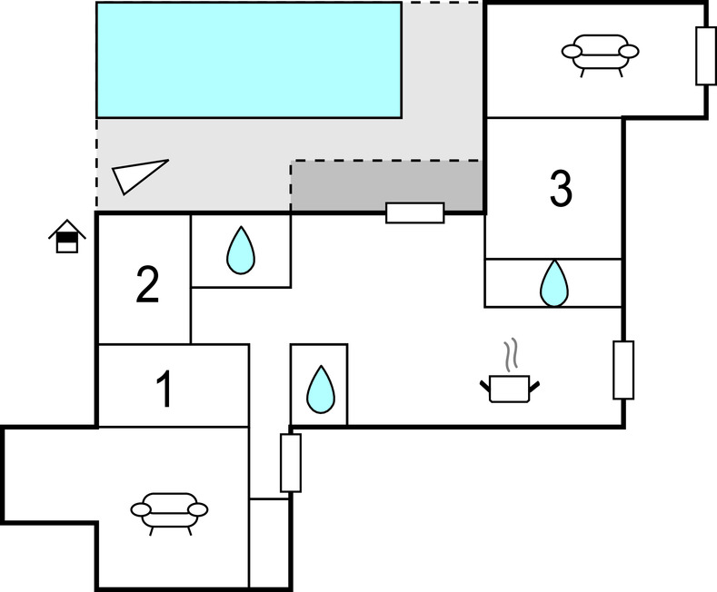 Maison 6 personnes avec piscine à Pouzols-Minervois - Photo 32