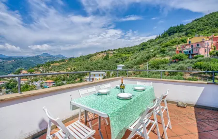 Maison 7 pers. vue mer à Moneglia, jardin & activités : photo 13