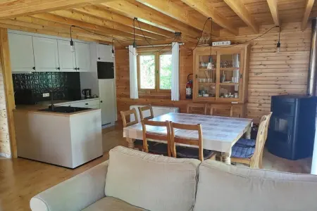 l'Heureux Rêve, Chalet à Biron avec Sauna et Vue Nature - Photo 3