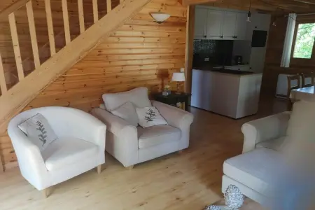 l'Heureux Rêve, Chalet à Biron avec Sauna et Vue Nature - Photo 13