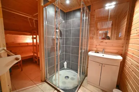 l'Heureux Rêve, Chalet à Biron avec Sauna et Vue Nature - Photo 24