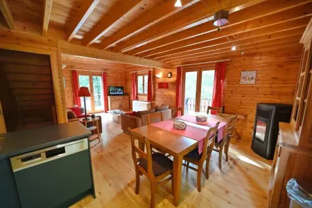 l'Heureux Rêve, Chalet à Biron avec Sauna et Vue Nature - Photo 30