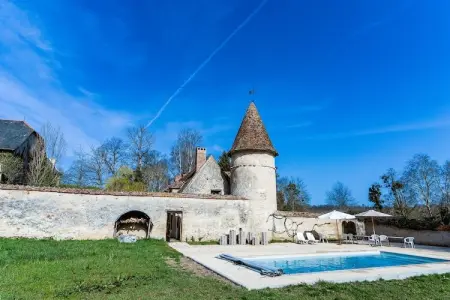 Le Vieux Château du Veurdre, 8 pers., piscine : photo 7