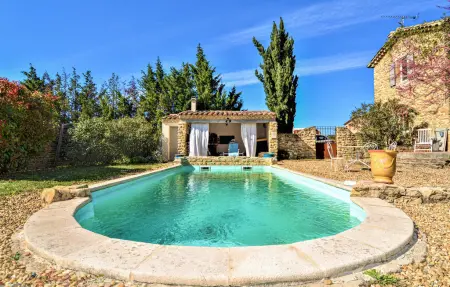 Maison 10 pers. avec piscine et terrasse toit à Méjannes