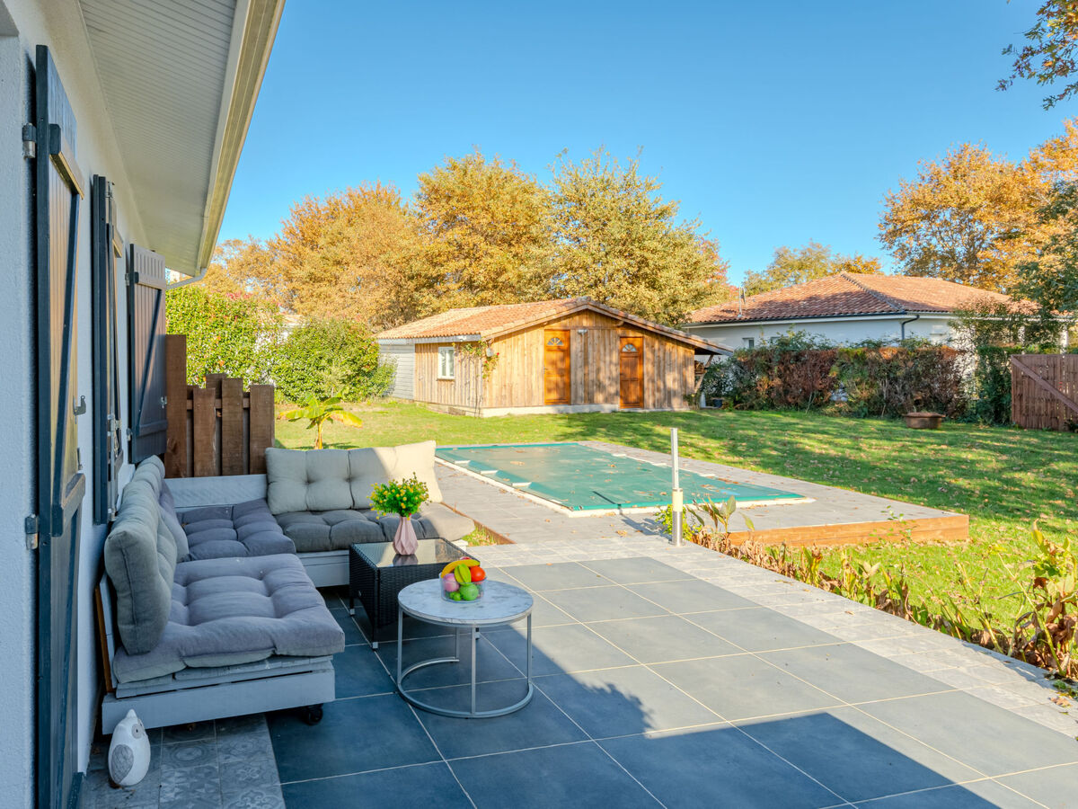 Maison Vaccine à Mimizan : piscine et terrasse 36 m² - Photo 5