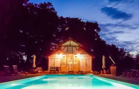 Maison 4 chambres avec piscine chauffée à Beylongue : photo 10