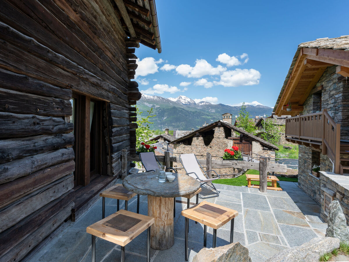 Chalet les Combes à Introd, vue panoramique montagne - Photo 2