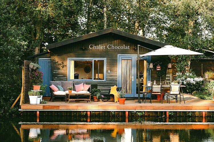 Chalet Chocolat – Vue lac à Geel, 2 pers. - Photo 1