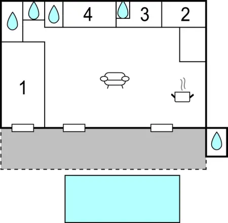 Maison 4 chambres avec piscine privée près d'Avignon : photo 31