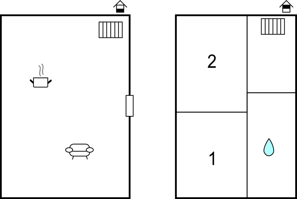 Maison 5 pers. avec piscine partagée à Finale Ligure - Photo 48