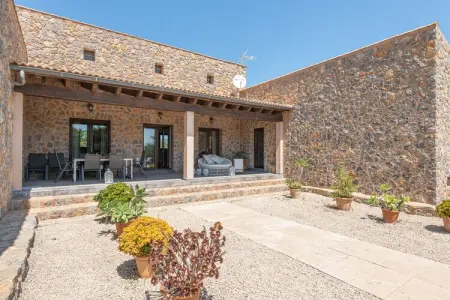 Villa Bellpuig à Artà : piscine, jacuzzi et pierre : photo 10