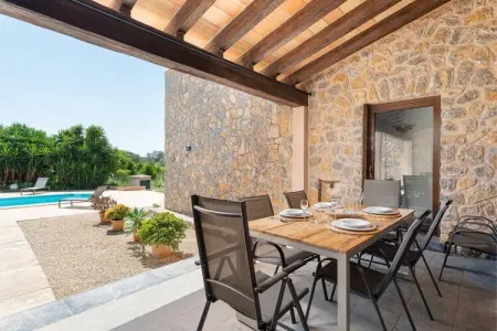 Villa Bellpuig à Artà : piscine, jacuzzi et pierre : photo 38