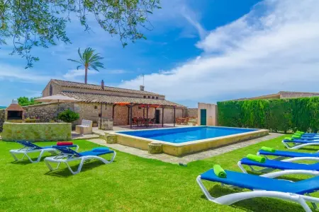 Location villa à Villafranca De Bonany, Illes Balears, Domaine à Majorque avec Piscine & BBQ