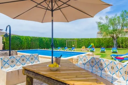 Villa Aubadellet - Finca mallorquine, piscine et jardin privés : photo 13