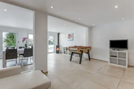 Maison passive 140m² pour 6 personnes, salle de fitness : photo 15