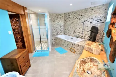 Villa Hélianthe à 100 m de la plage, spa et sauna : photo 30