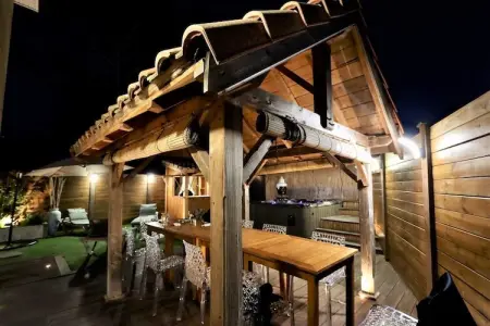 Villa Hélianthe à 100 m de la plage, spa et sauna : photo 35