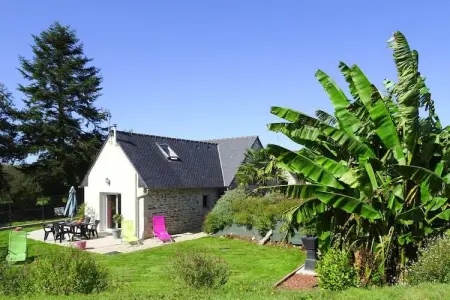 Maison bretonne 6 pers. avec jardin près du lac