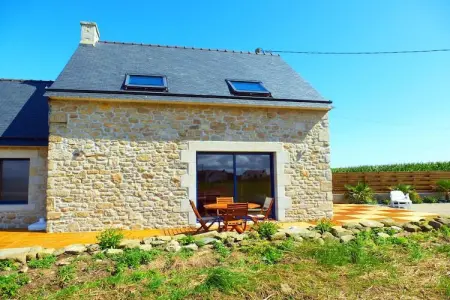 Ferienhaus mit teils Meerblick Cléder, Maison en pierre à Cleder près de Les Amiets - Photo 20
