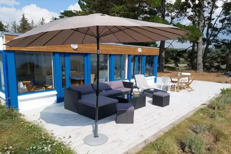 Maison face à la mer, 6500 m² de pins à Hanvec : photo 4