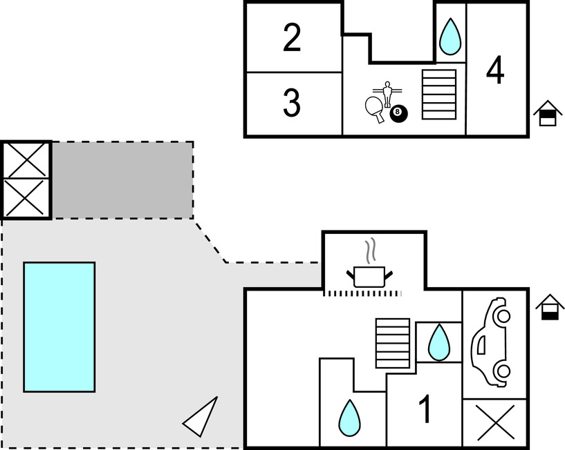Maison moderne 12 pers. avec piscine chauffée à Herly - Photo 43