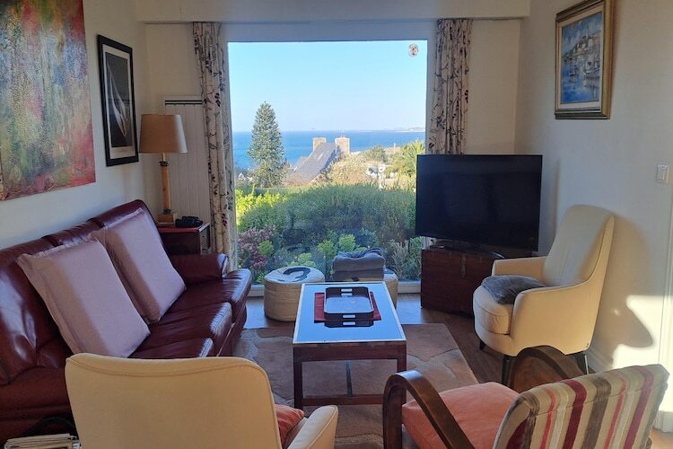 Maison vue baie à Perros-Guirec, 6 personnes, jardin - Photo 3