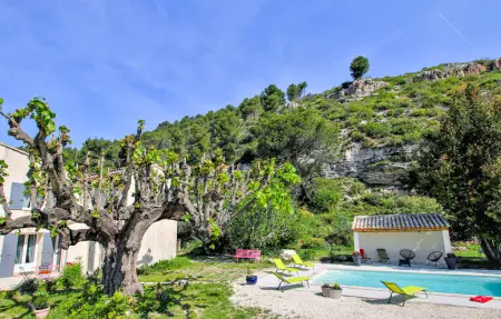 Maison provençale 6 pers. avec piscine privée à Mérindol : photo 8
