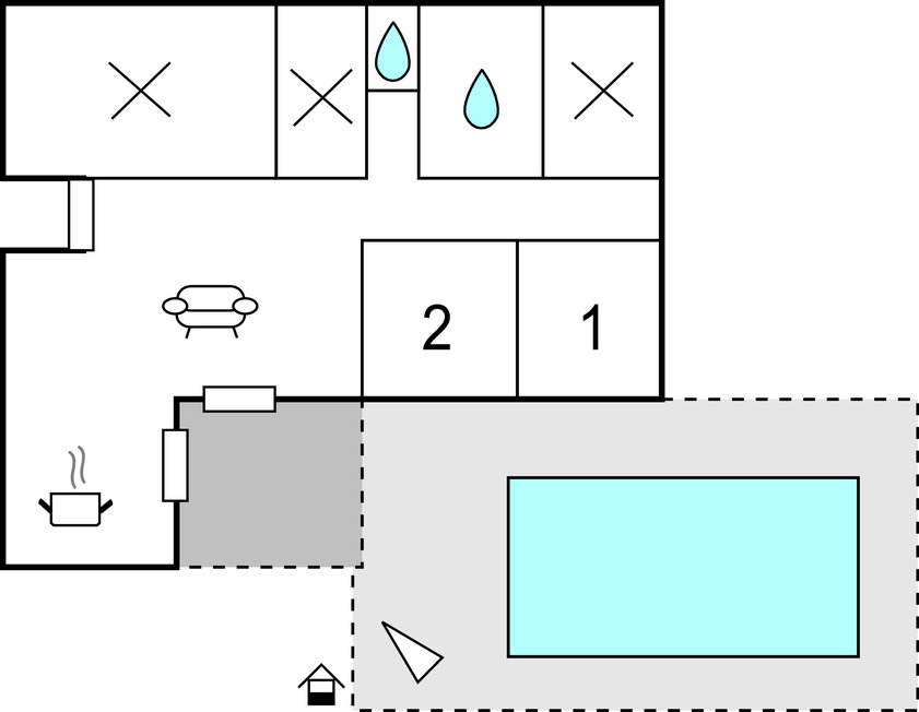 Maison 4 pers. avec piscine privée à Puisserguier - Photo 20