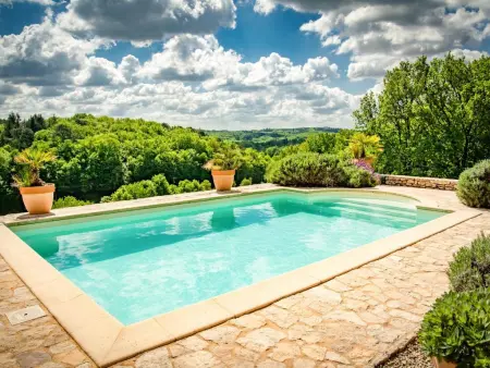 Mas dAmour, Maison de campagne avec vue et piscine privée - Photo 16