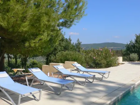 Villa Bellegarde, Villa avec vue panoramique et piscine privée - Photo 4