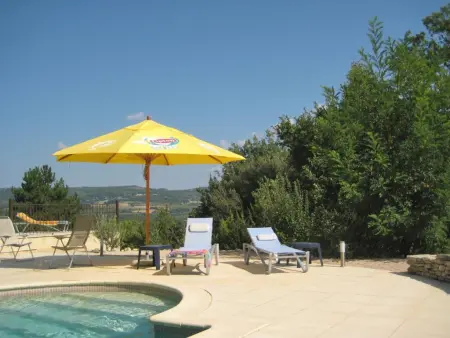 Villa Bellegarde, Villa avec vue panoramique et piscine privée - Photo 10