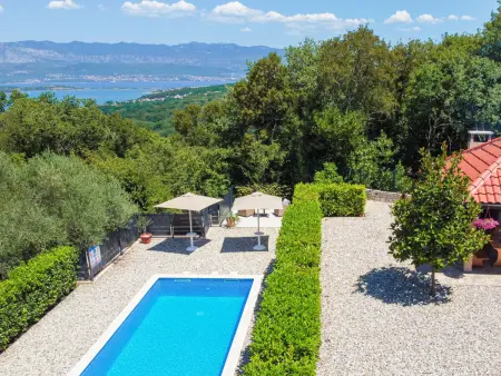 Matea, maison moderne 10 pers. piscine privée Krk : photo 4
