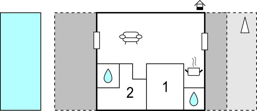 Maison jumelée 6 pers. avec piscine partagée en Sicile - Photo 32