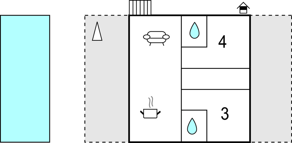 Maison jumelée 2 chambres avec piscine partagée, Sicile - Photo 31