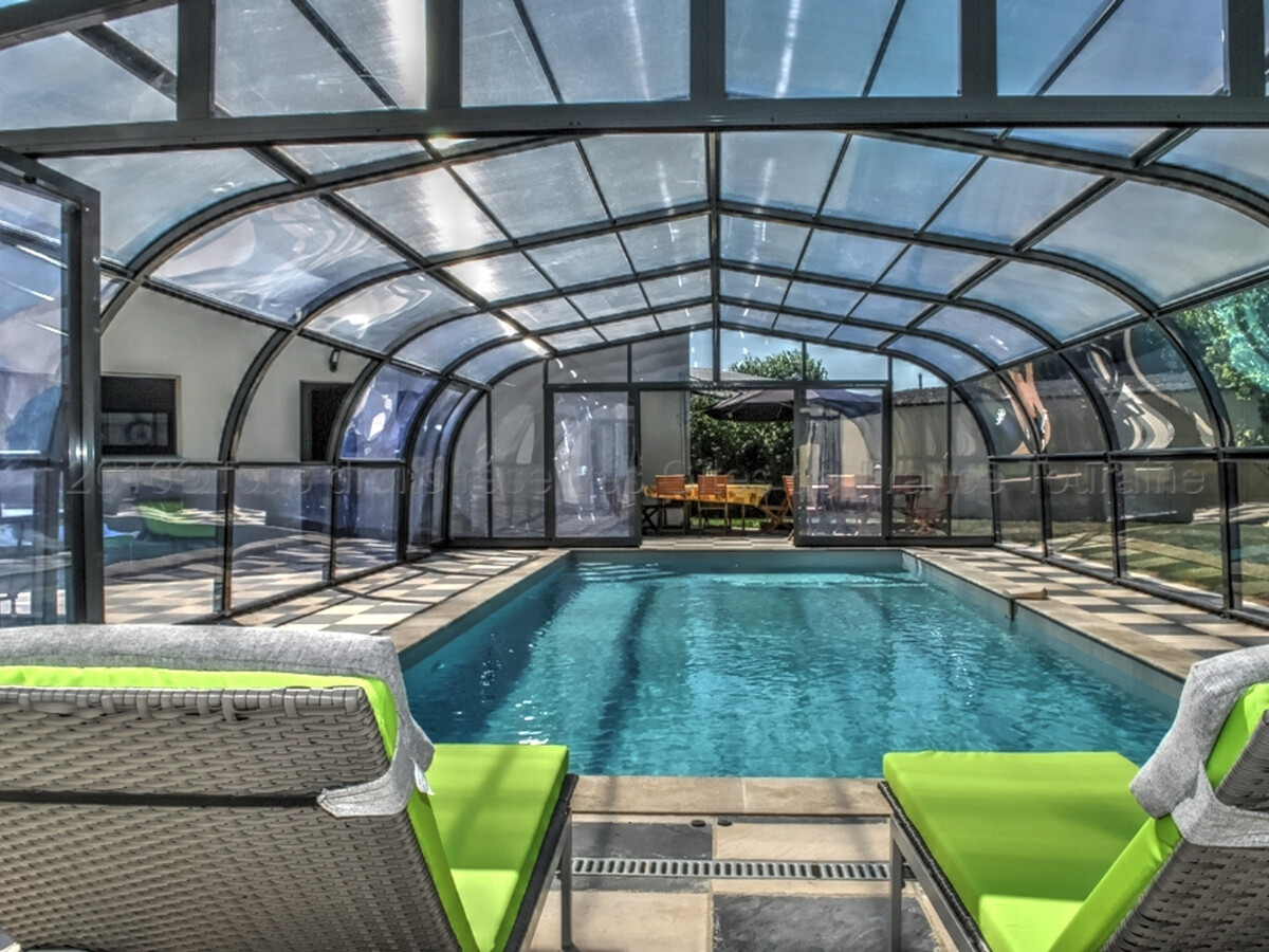 Gîte 14 pers. à Tours : piscine chauffée toute l'année - Photo 1