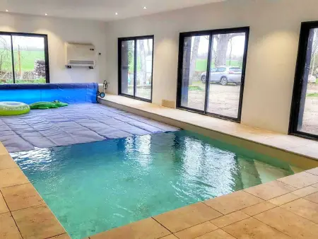 Château XVe avec piscine chauffée, spa et jardin à Saint-Bauld : photo 4