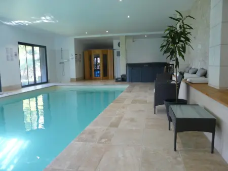 Château XVe avec piscine chauffée, spa et jardin à Saint-Bauld : photo 5