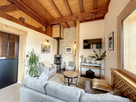 Chalet 8 couchages à Combloux, Hiver à la saison, Été à la semaine - Photo 1