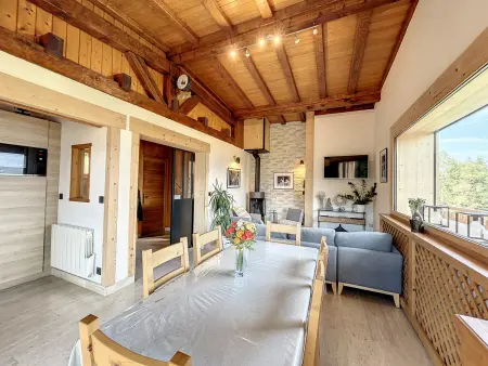 Chalet 8 couchages à Combloux, Hiver à la saison, Été à la semaine - Photo 2