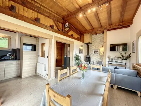 Chalet 8 couchages à Combloux, Hiver à la saison, Été à la semaine - Photo 14