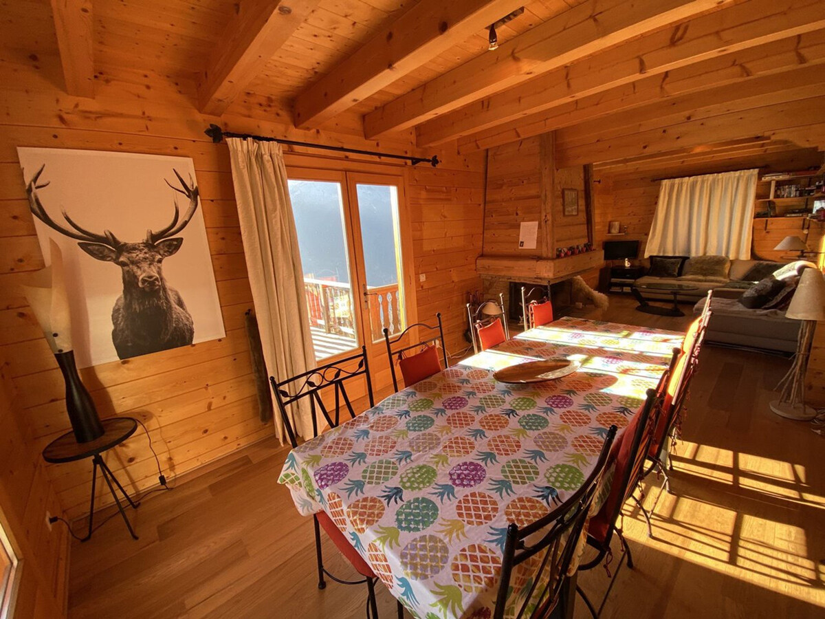 Chalet 3 chambres aux Carroz, terrasse panoramique sud - Photo 3