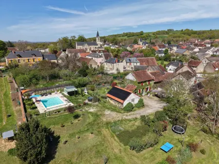 Gîte 6 pers. avec piscine chauffée et bain nordique au Menoux : photo 10